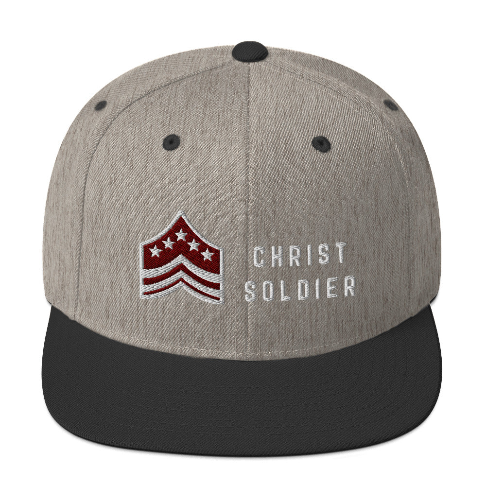 Christ Soldier Snapback Hat