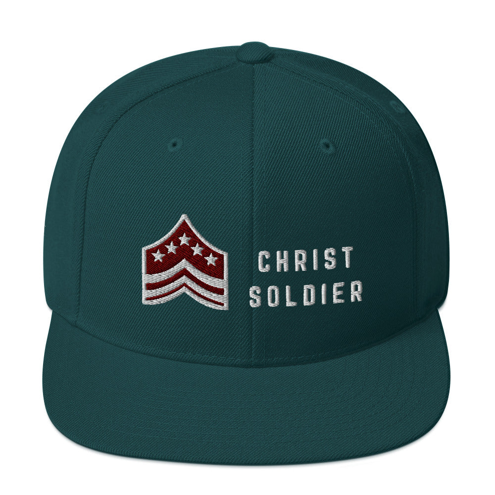 Christ Soldier Snapback Hat