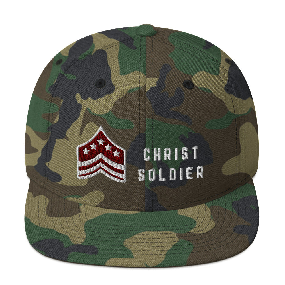 Christ Soldier Snapback Hat