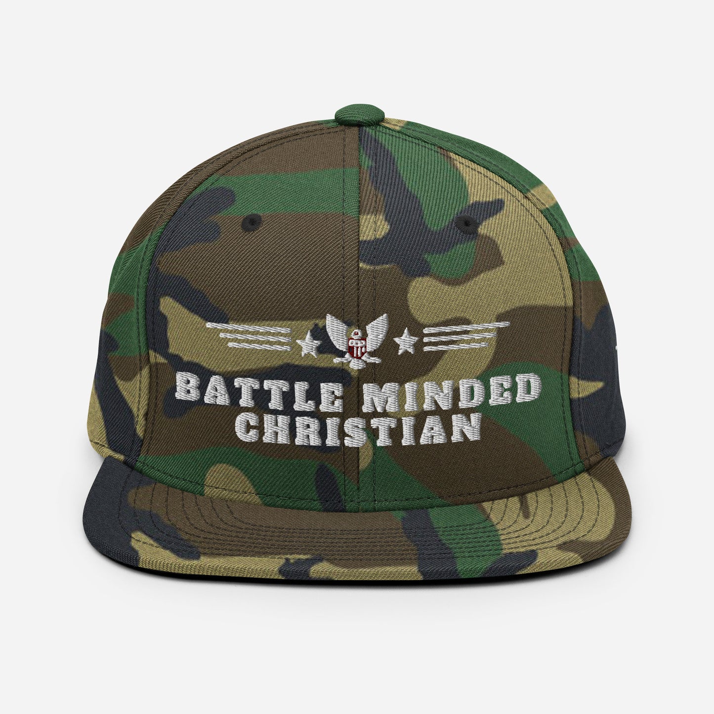 Battle Minded Christian Snapback Hat