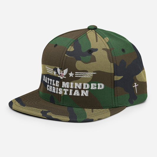 Battle Minded Christian Snapback Hat