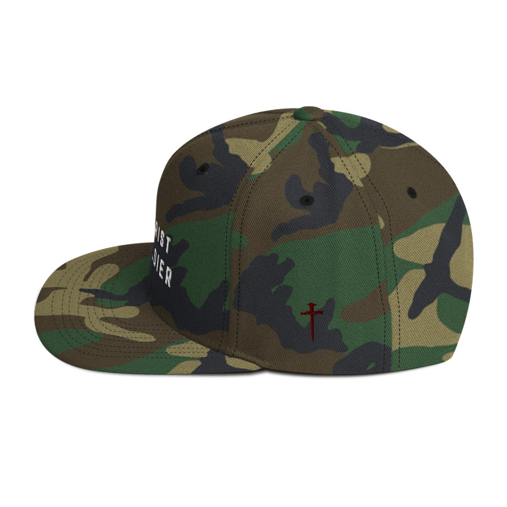 Christ Soldier Snapback Hat