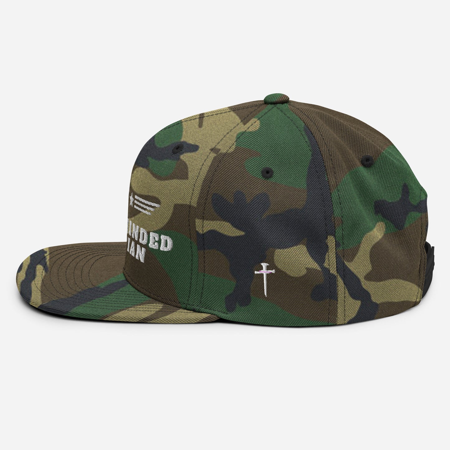 Battle Minded Christian Snapback Hat