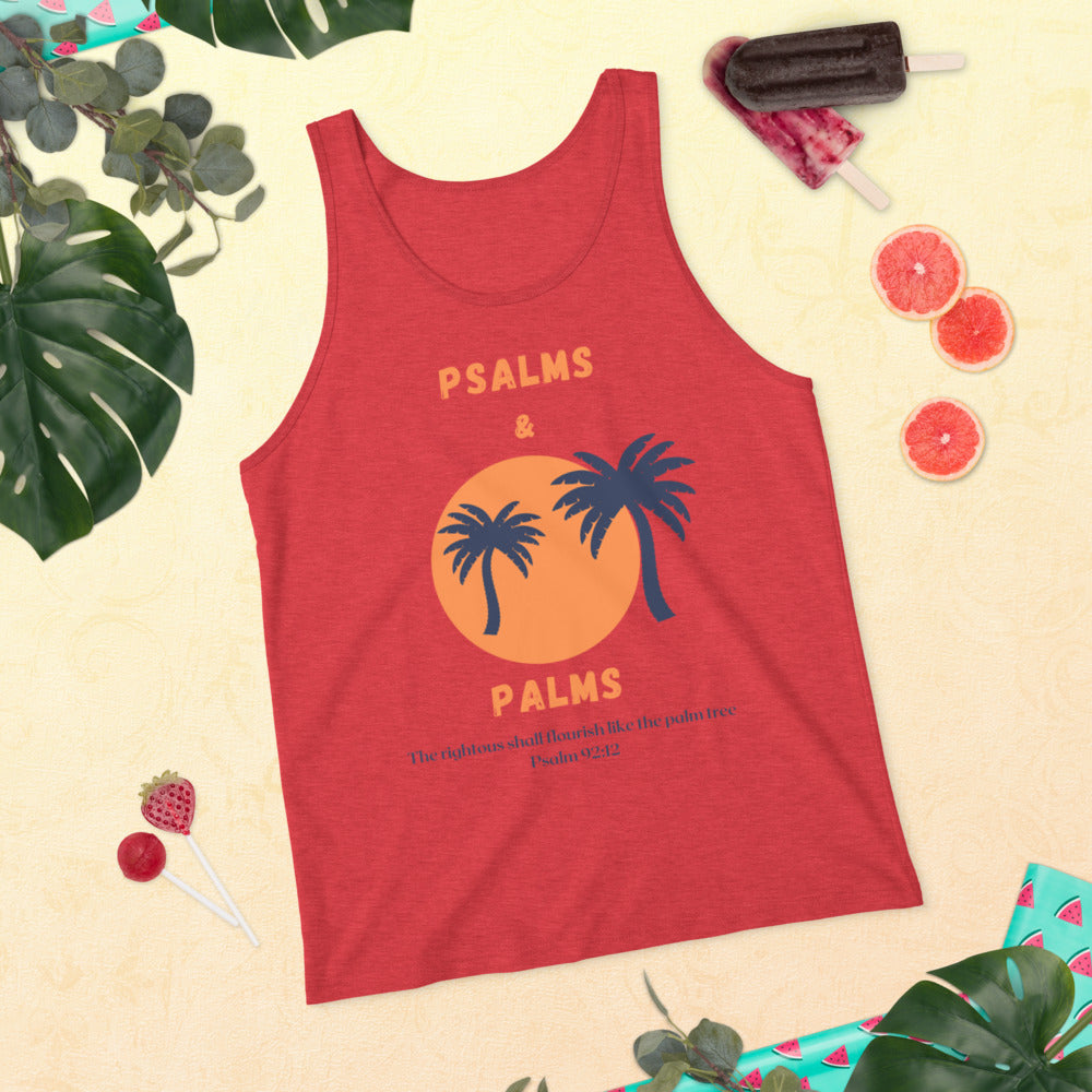 Psalms and Palms Mens Tank Top