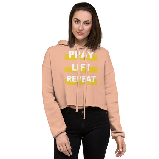 Pray Lift Repeat Women’s Crop Hoodie