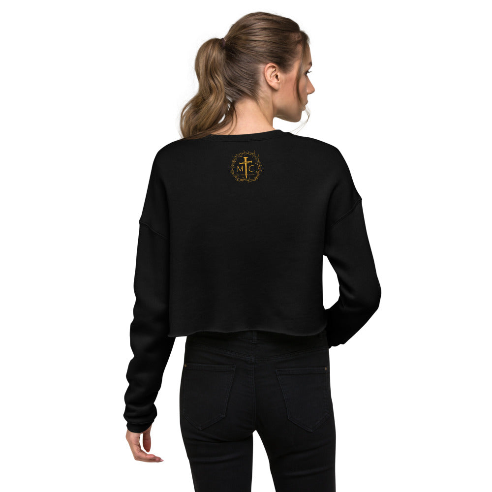 #God Fearing Crop Sweatshirt Women's