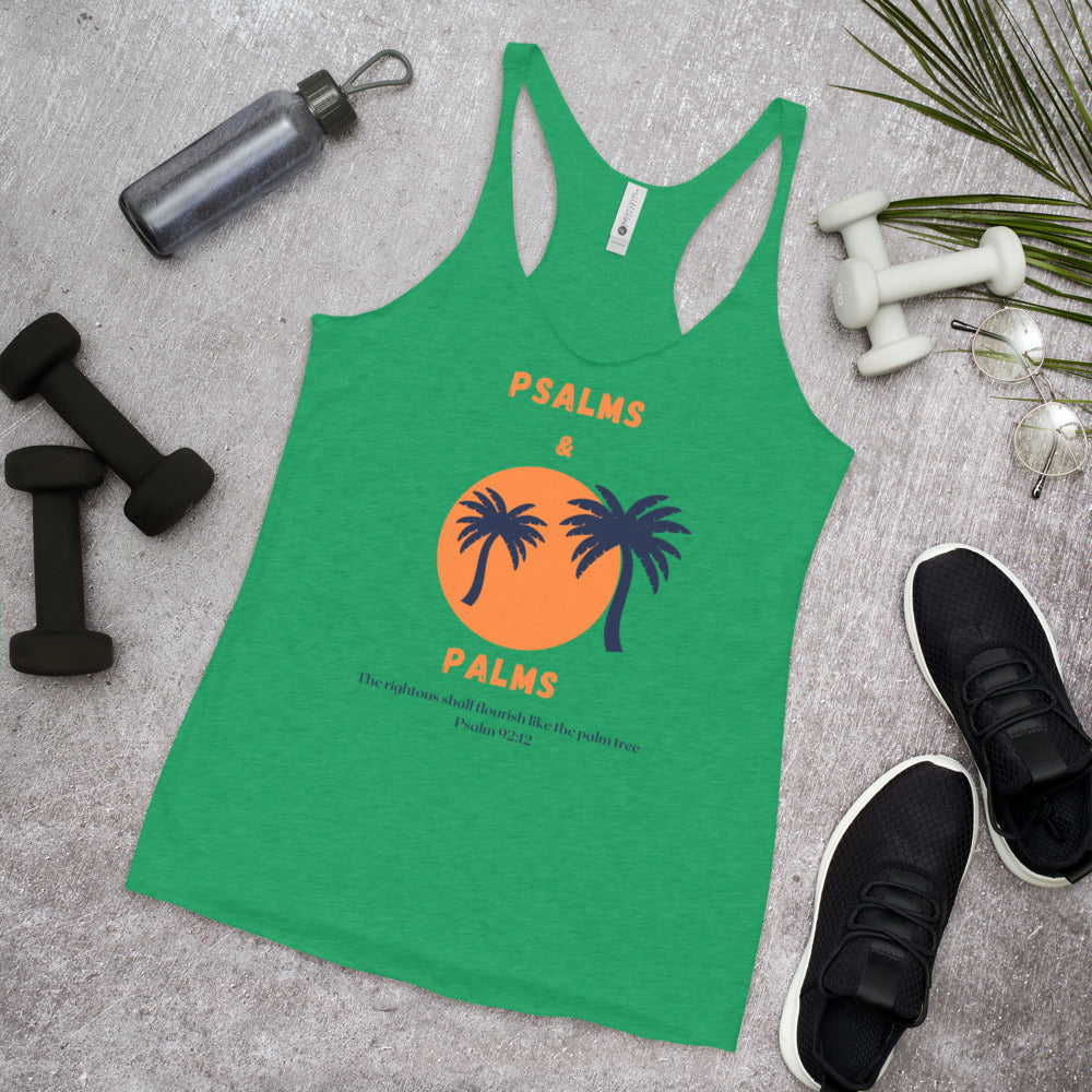 Psalms and Palms Women's Racerback Tank