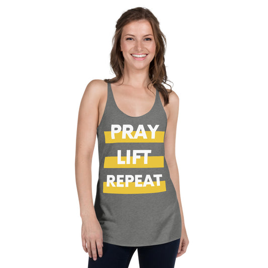 Lift Pray Repeat Women's Racerback Tank