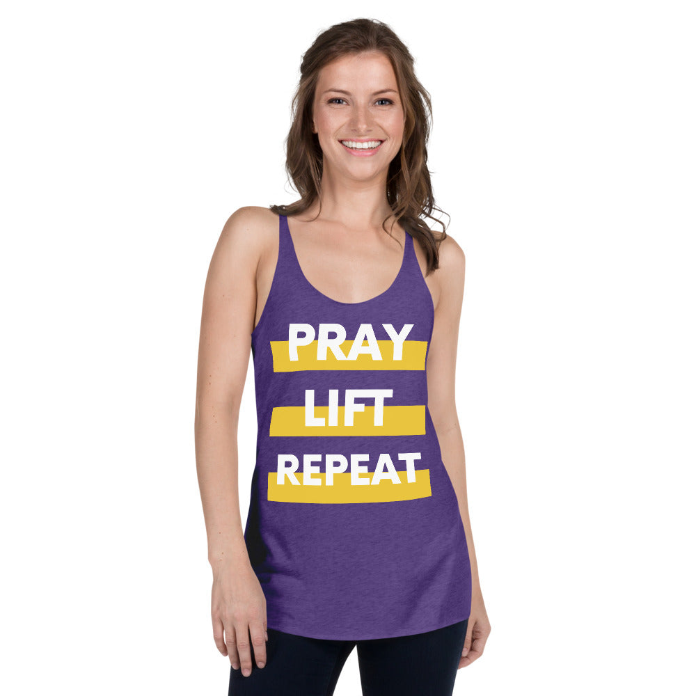 Lift Pray Repeat Women's Racerback Tank